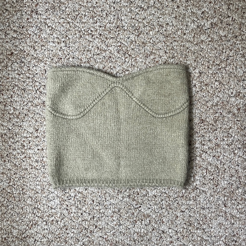Zara Knit Bandeau Top